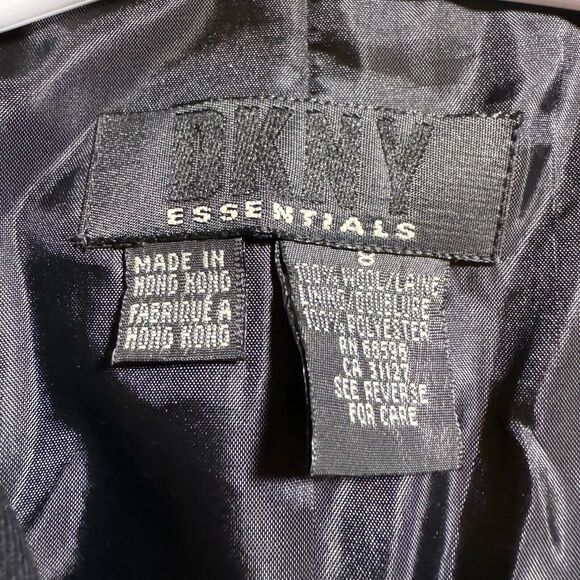 DKNY vintage blue double breasted blazer 100% wool size Y2K - Picture 4 of 5